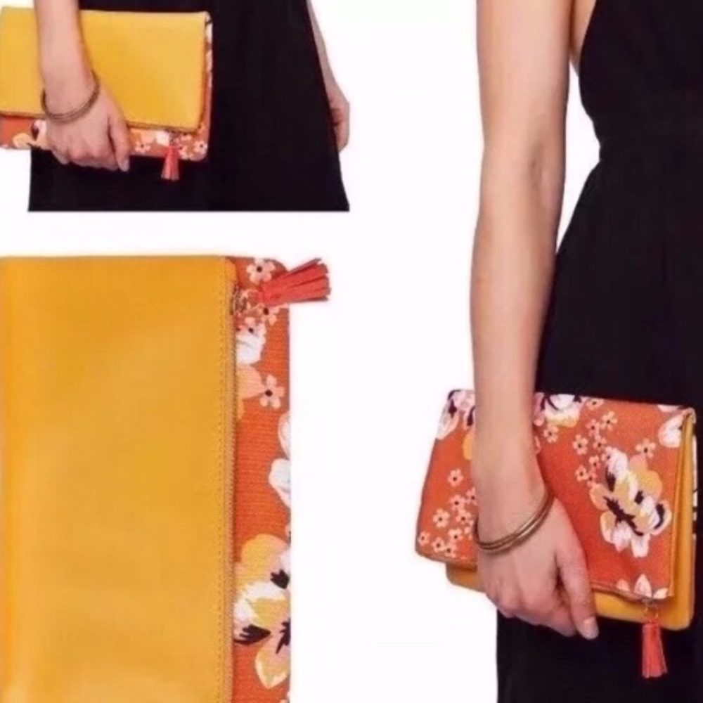 Rachel Pally Zahara Reversible Floral Clutch